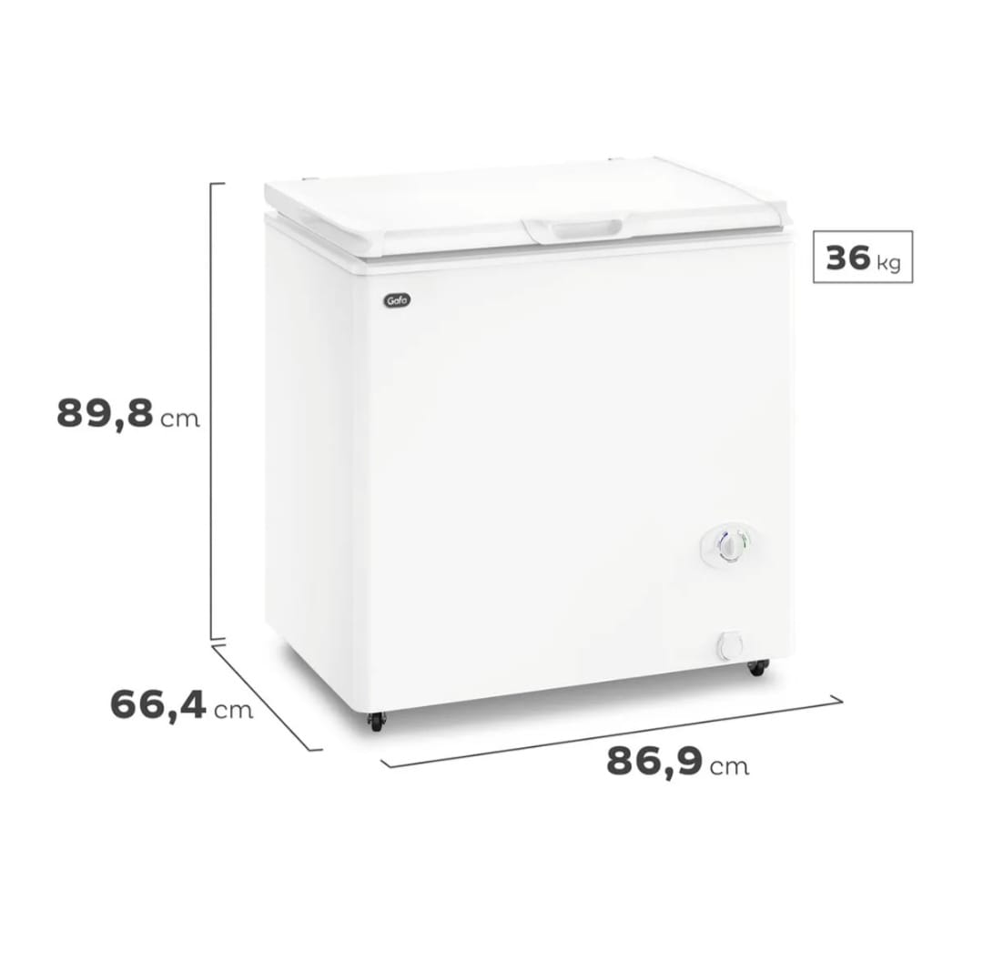 Freezer Gafa FGHI200B-M -205lts - Imagen 5