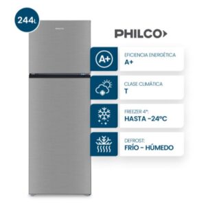 Heladera Philco PHCT260X -260LTS (Gris)