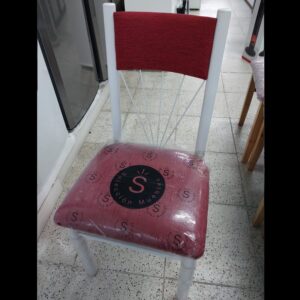 Sillas Caño Art. 00001 Tapizada en chenille - Juego 6 unidades