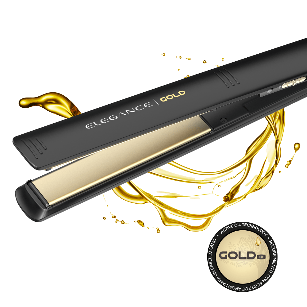 Plancha De Pelo Gama Elegance Gold - Imagen 2