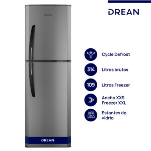 Heladera Drean HDR320F50E 314Lt