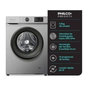 Lavarropas Automatico Philco PHLF6510P2 6,5 Kg 1000 RPM